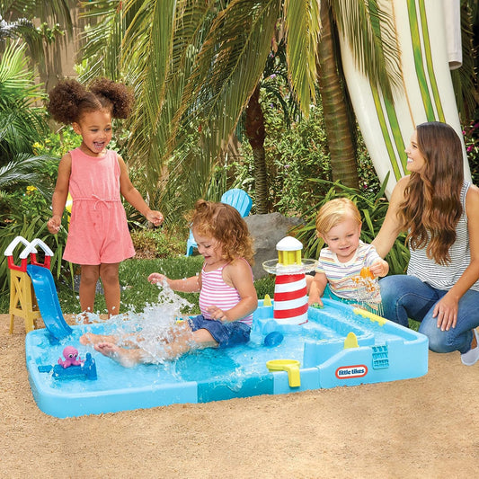 Beach Water Table - Water Table Splash Pad for Kids 2+, Boys, Girls